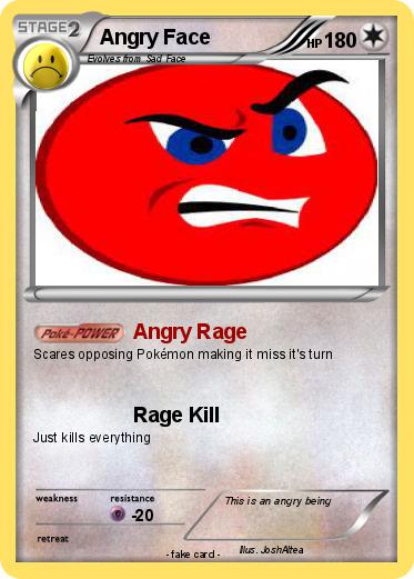 Pokemon Angry Face