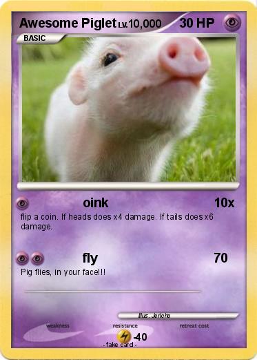 Pokemon Awesome Piglet