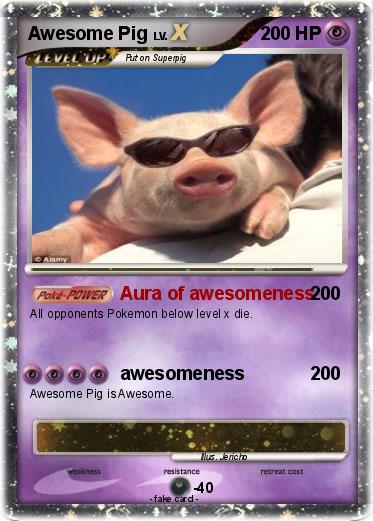 Pokemon Awesome Pig