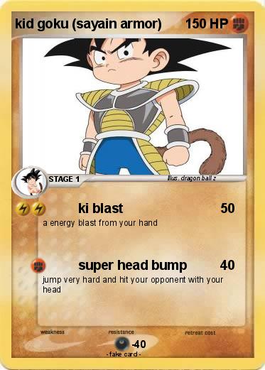 Pokemon kid goku (sayain armor)