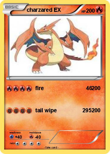 Pokemon charzared EX