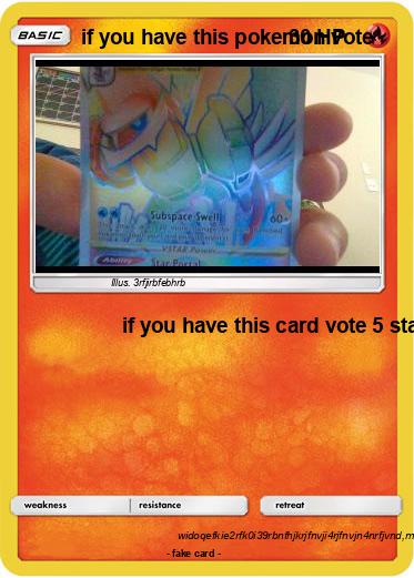 Pokemon if you have this pokemon vote