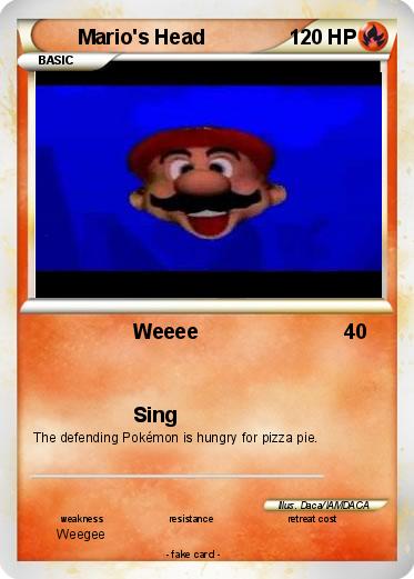 Pokemon Mario's Head