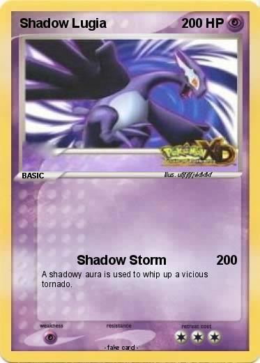 Pokemon Shadow Lugia