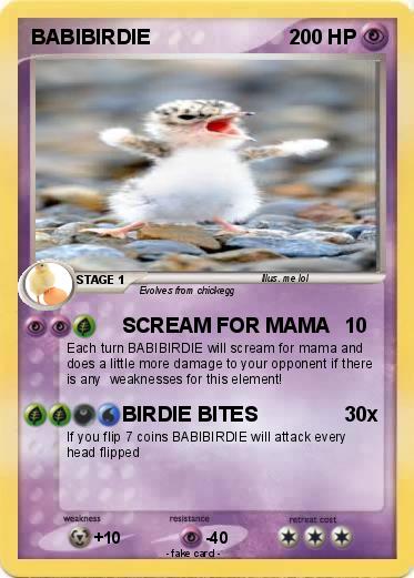 Pokemon BABIBIRDIE