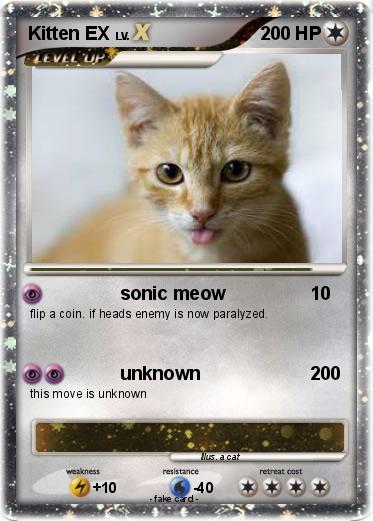 Pokemon Kitten EX