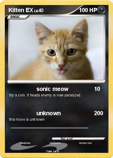 Pokemon Kitten EX