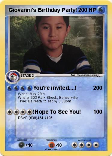 Pokemon Giovanni's Birthday Party!