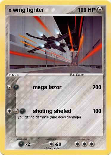 Pokemon x wing fighter