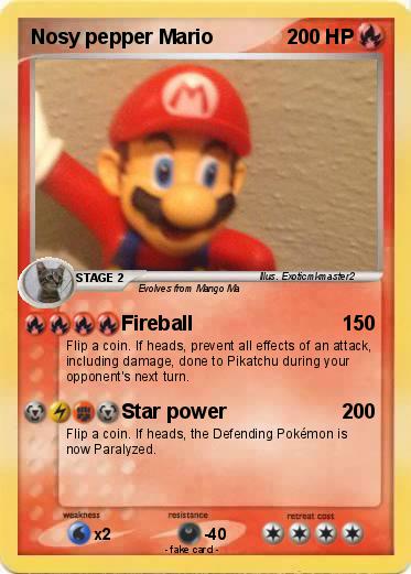 Pokemon Nosy pepper Mario