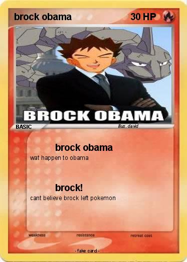 Pokemon brock obama