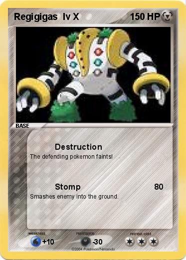 Pokemon Regigigas  lv X