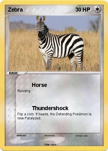 Pokemon Zebra