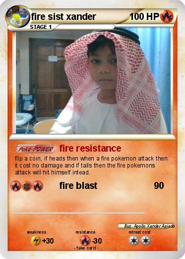 Pokemon fire sist xander