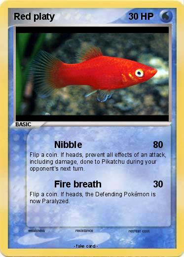 Pokemon Red platy