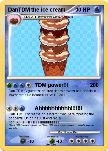 Pokemon DanTDM the ice cream