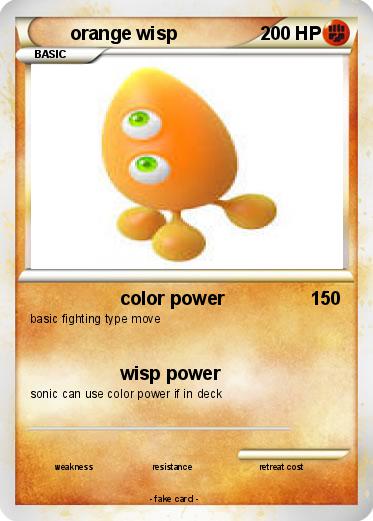 Pokemon orange wisp