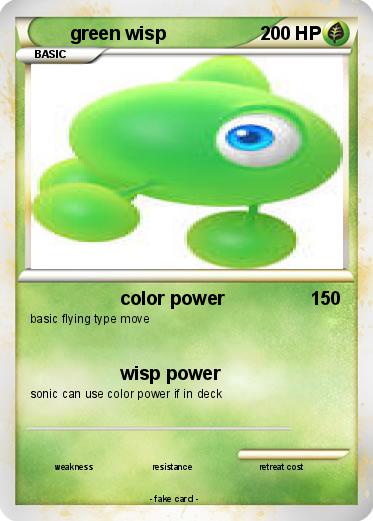 Pokemon green wisp