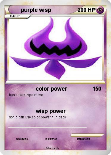 Pokemon purple wisp