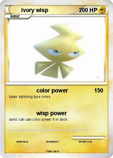 Pokemon ivory wisp