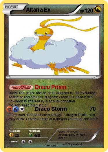 Pokemon Altaria Ex