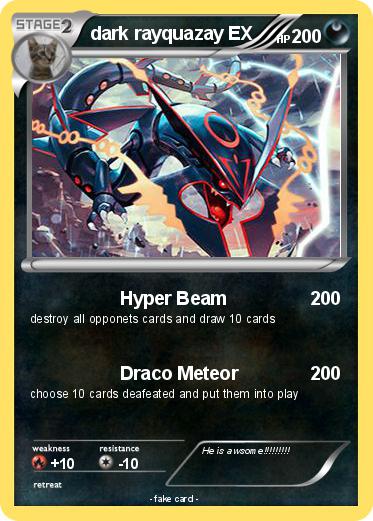 Pokemon dark rayquazay EX