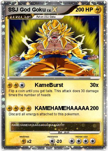 Pokemon SSJ God Goku
