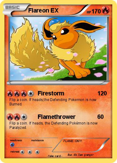Pokemon Flareon EX