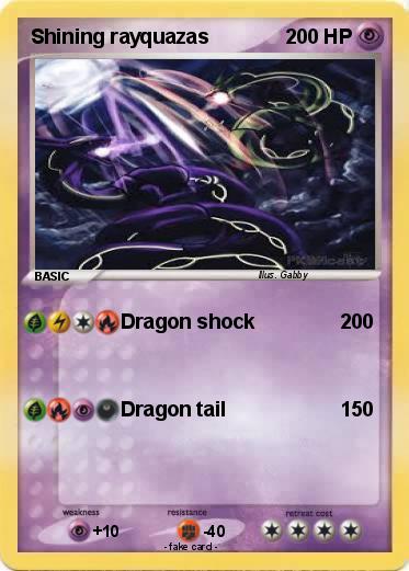Pokemon Shining rayquazas