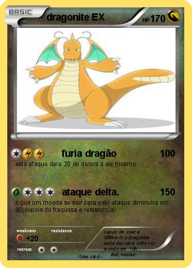 Pokemon dragonite EX
