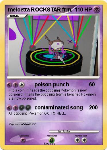 Pokemon meloetta ROCKSTAR frm.