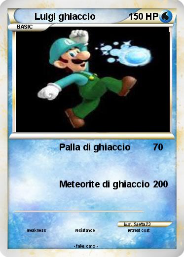 Pokemon Luigi ghiaccio