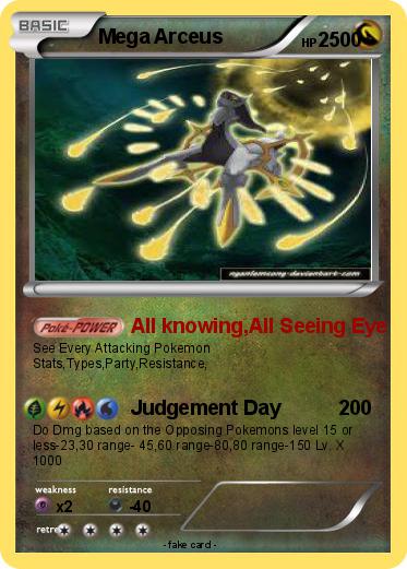 Pokemon Mega Arceus