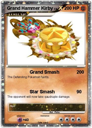 Pokemon Grand Hammer Kirby