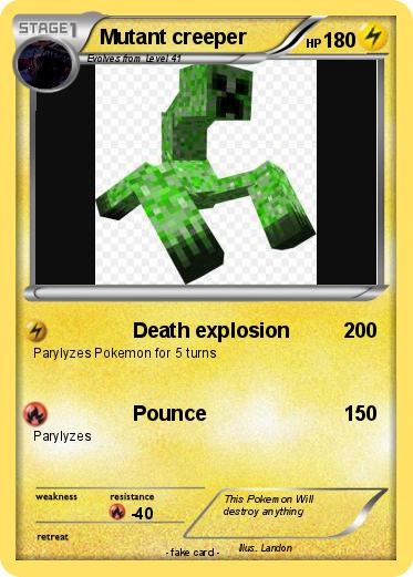 Pokemon Mutant creeper