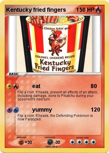 Pokemon Kentucky fried fingers