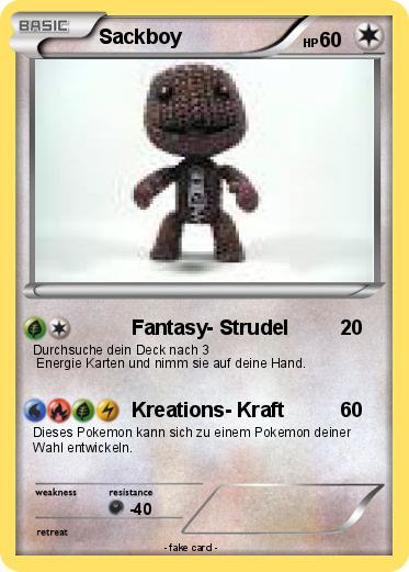 Pokemon Sackboy