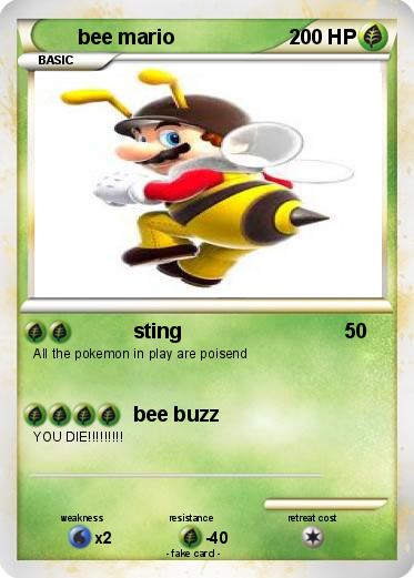 Pokemon bee mario