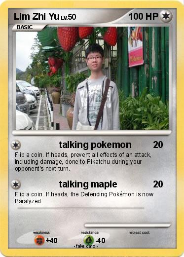 Pokemon Lim Zhi Yu