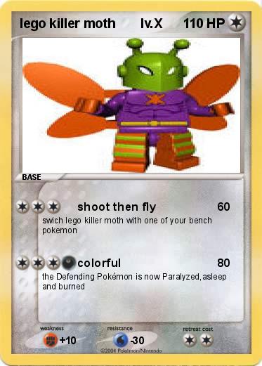 Pokemon lego killer moth       lv.X