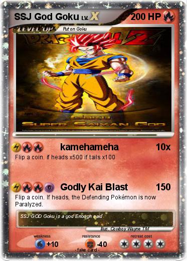 Pokemon SSJ God Goku