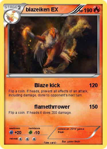 Pokemon blazeiken EX