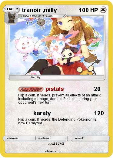 Pokemon tranoir ,milly