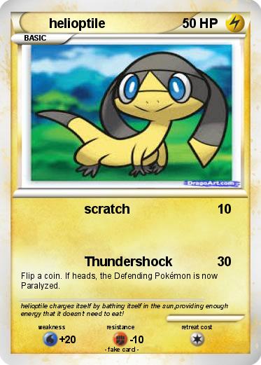 Pokemon helioptile
