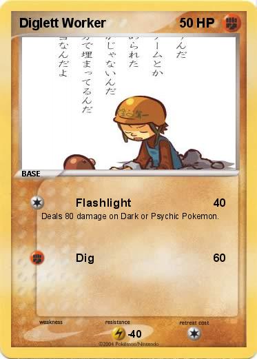 Pokemon Diglett Worker