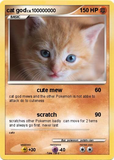 Pokemon cat god