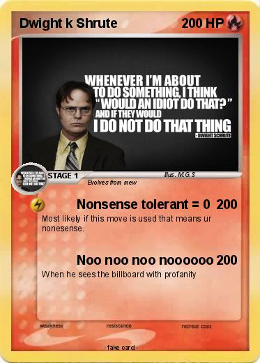 Pokemon Dwight k Shrute