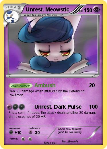 Pokemon Unrest. Meowstic