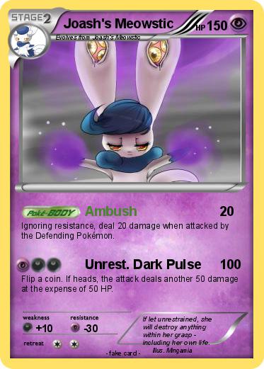 Pokemon Joash's Meowstic