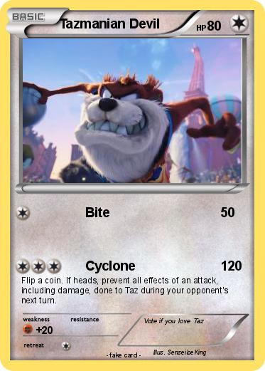 Pokemon Tazmanian Devil